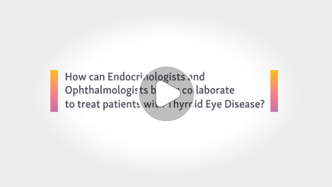 Image preview of video where Dr. Terry Smith discusses the roles endocrinologists and ophthalmologists who specialize in Thyroid Eye Disease play in the co-management of TED